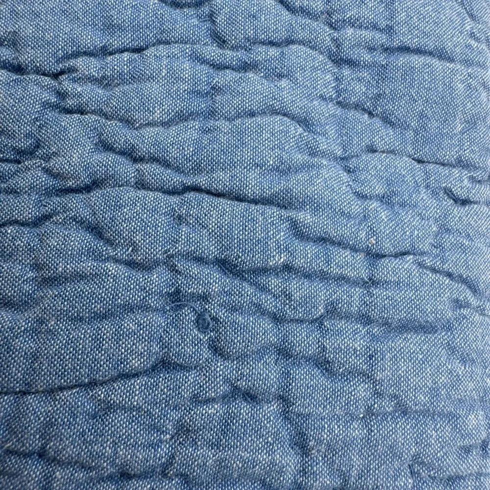 Restoration Hardware Madison Pillow Sham EURO Bedding Quilted Striped‎ Reverses